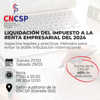 Se realizará capacitación sobre Liquidación del Impuesto a la Renta Empresarial del 2024